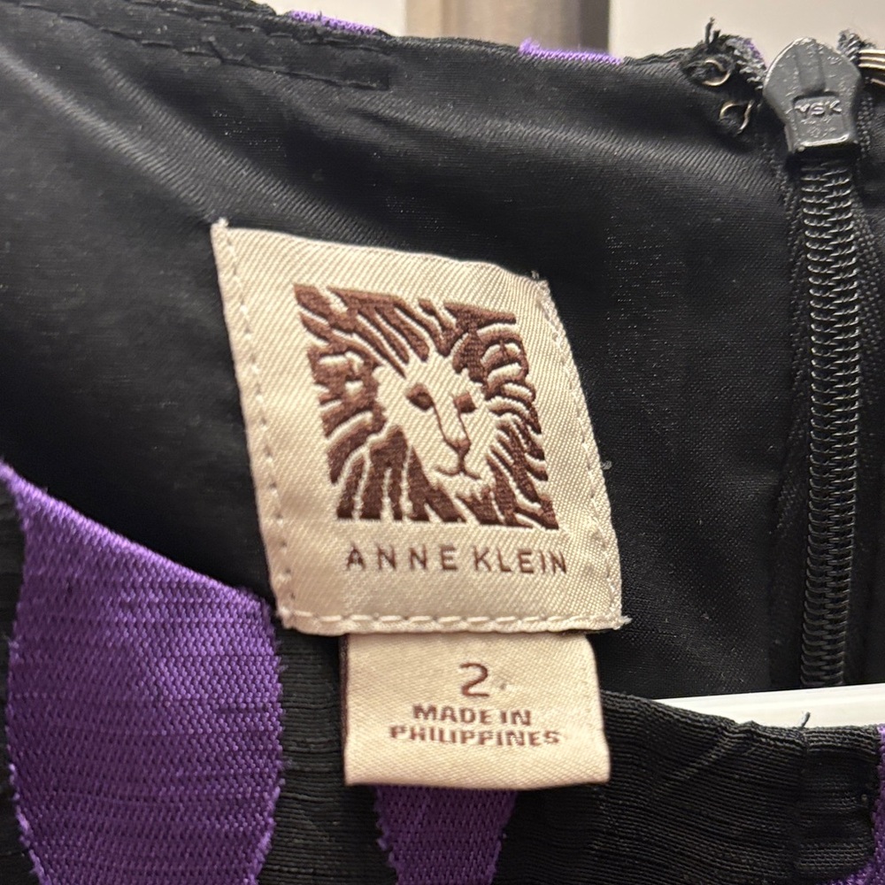 Anne Klein Black and Purple Women's Bag